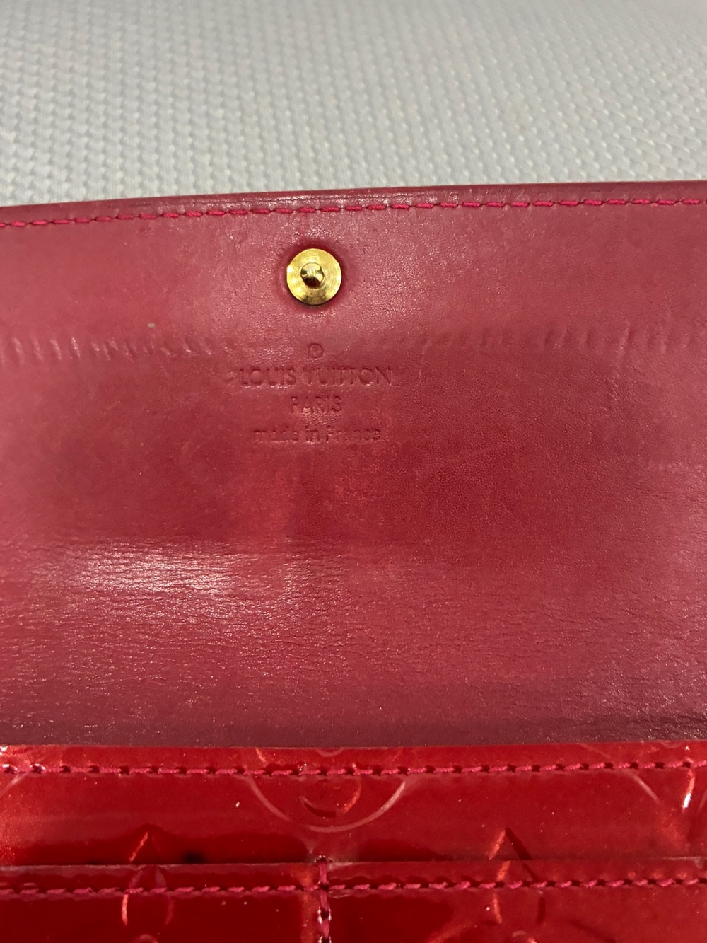 Authentic Louis Vernis Sarah Wallet Rose Indien- used - Picture 3 of 15